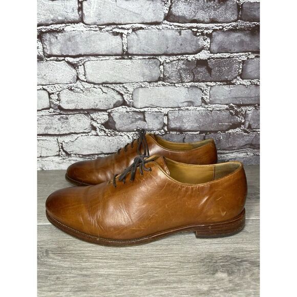Cole Haan AMERICAN CLASSICS Mahogany Brown Leather Oxfords Dress Shoes Men 8.5D - Picture 1 of 16